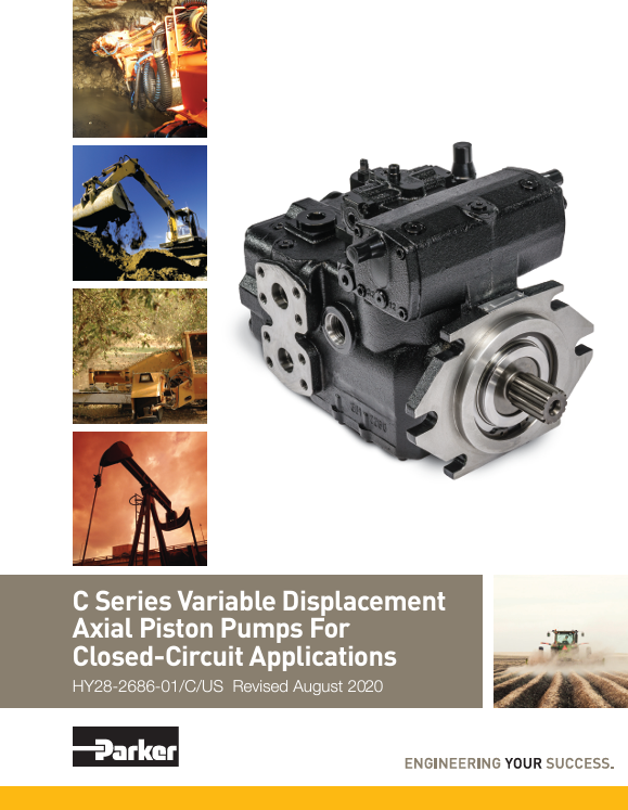 Parker C Series Displacement Pumps Catalog Cover